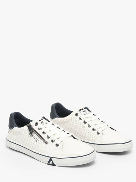 Sneakers Mustang Blanc men M0211004 vue secondaire 1