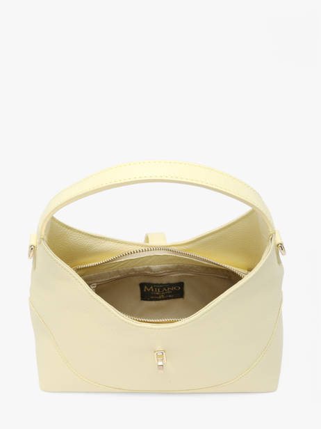 Sac Bandoulière Caviar Cuir Milano Jaune caviar CA26022 vue secondaire 2