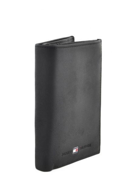 Portefeuille Johnson Cuir Tommy hilfiger Noir johnson AM00664 vue secondaire 1