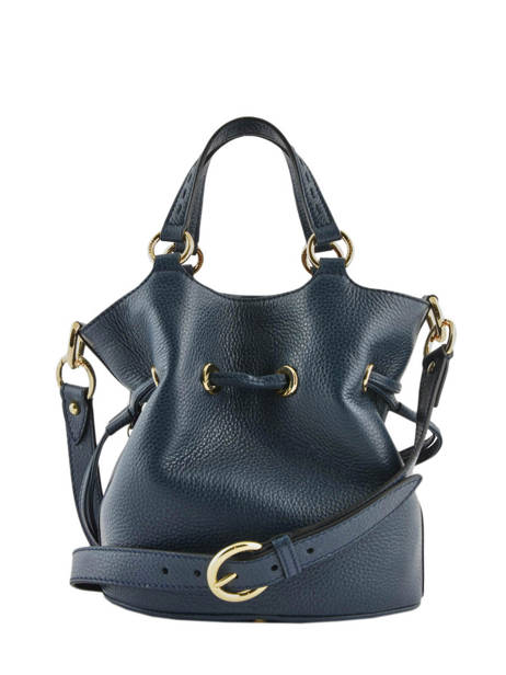 Sac Seau S Premier Flirt Cuir Lancel Bleu premier flirt A10109 vue secondaire 4