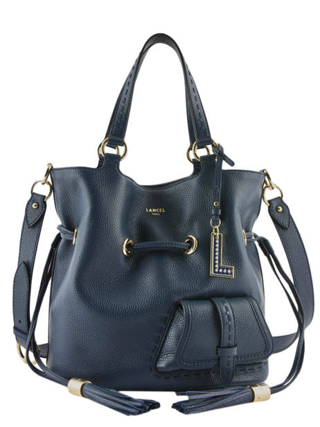 Sac Seau M Premier Flirt Cuir Lancel Bleu premier flirt A10110