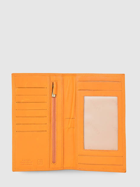 Porte-chéquier Marina Cuir Katana Jaune marina 753008 vue secondaire 1