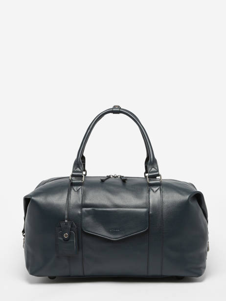 Sac De Voyage Cabine Flandres Cuir Etrier Bleu flandres EFLA9910 vue secondaire 2